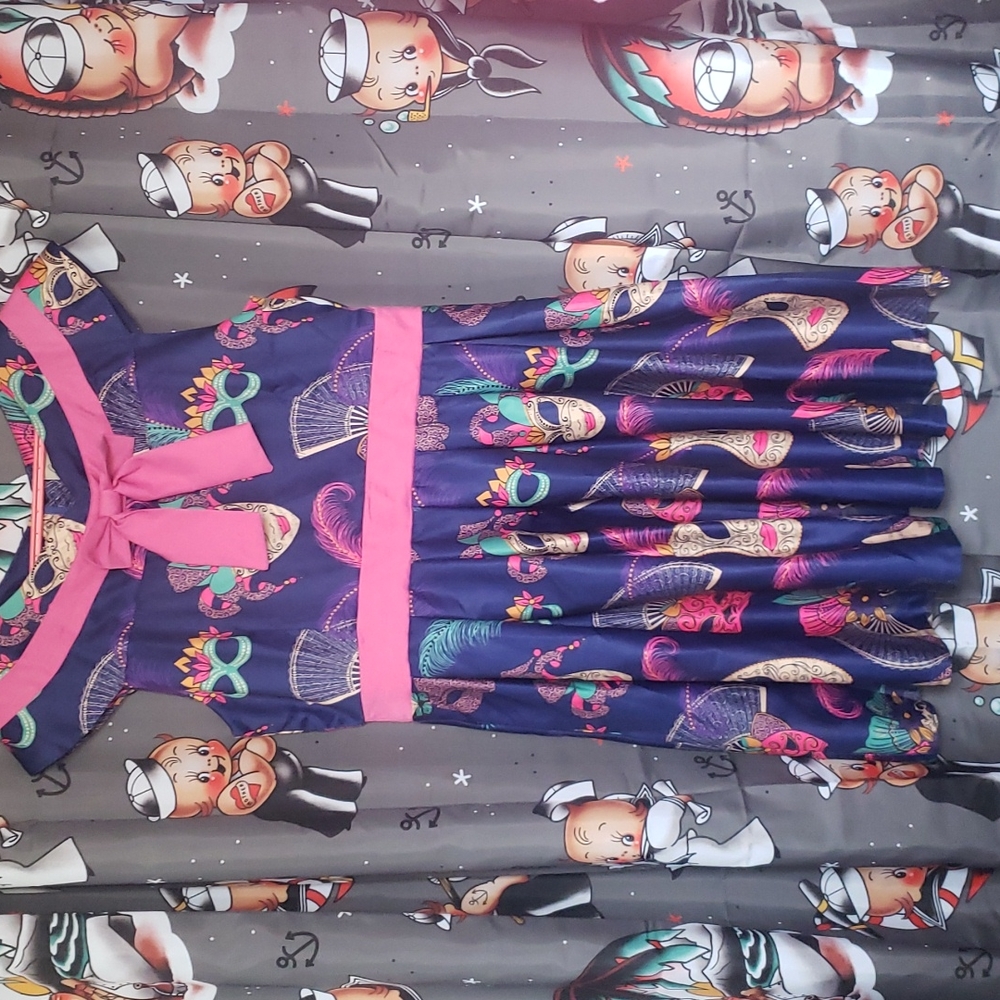 Lindy Bop Ariana Masquerade Dress